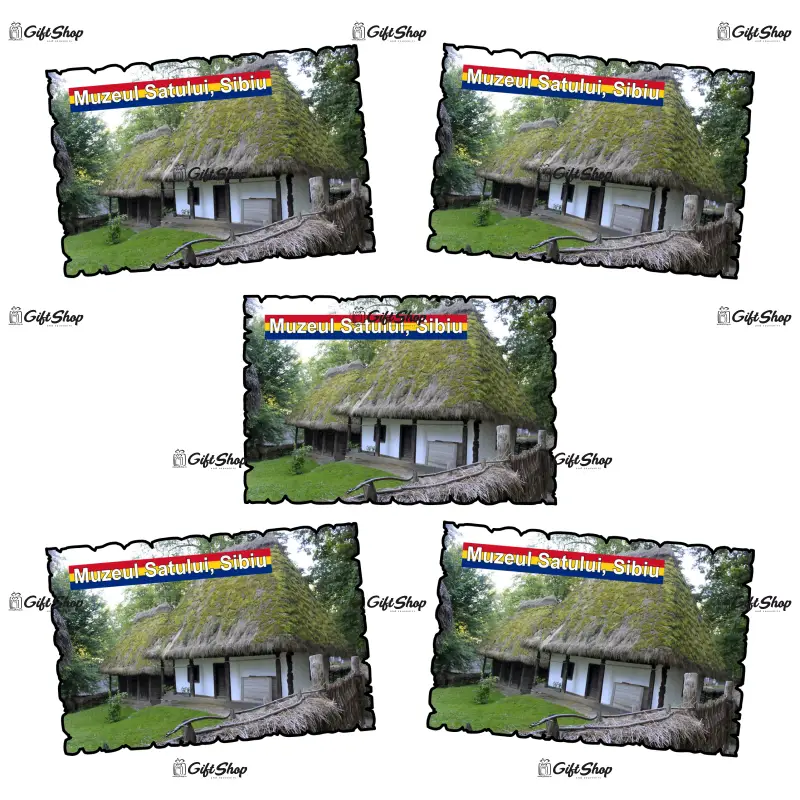 Muzeul satului, sibiu, magnet frigider mgs184